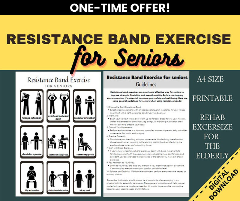 Resistance Band Exercise for Seniors - ONE TIME OFFER