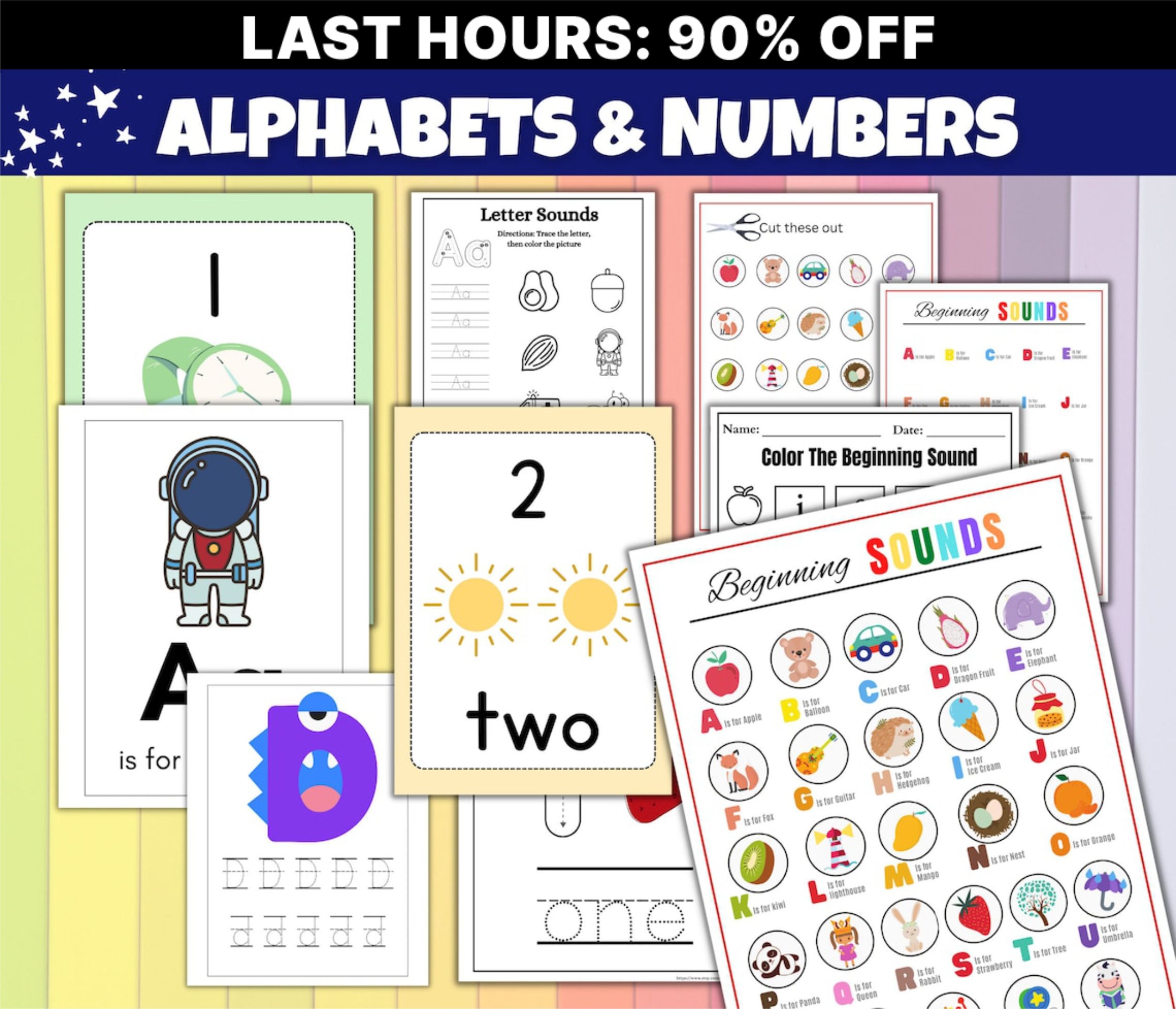 Pre School Learning Bundle (90% OFF)