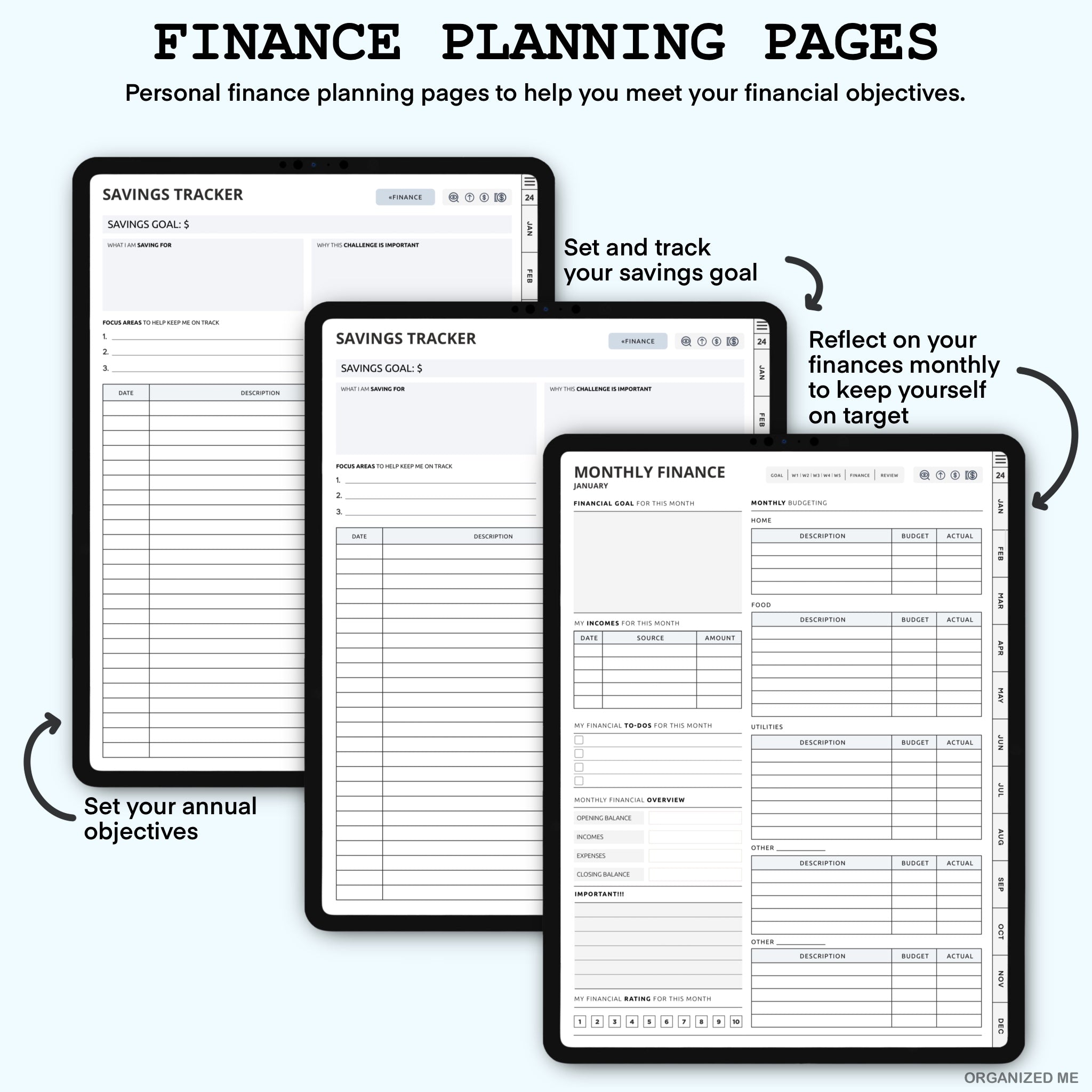 The Organized Me -  2024 & 2025 Digital Planner (90% OFF)