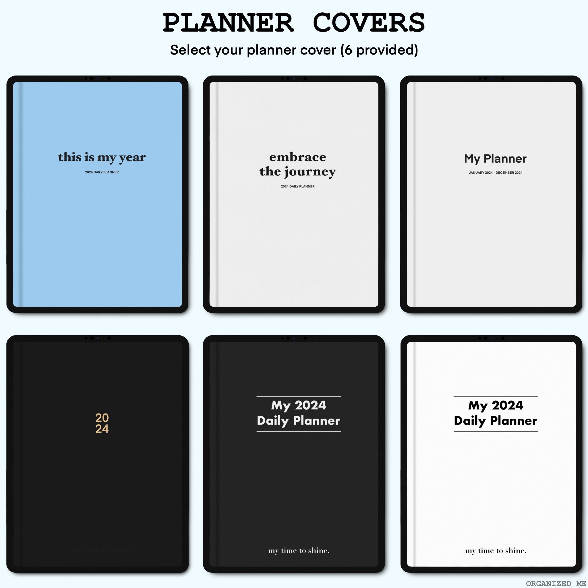 The Organized Me -  2024 & 2025 Digital Planner (90% OFF)