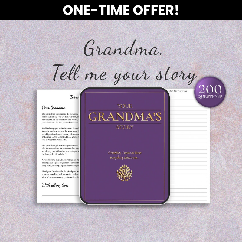 Grandma, I Want to Hear Your Story (90% OFF)