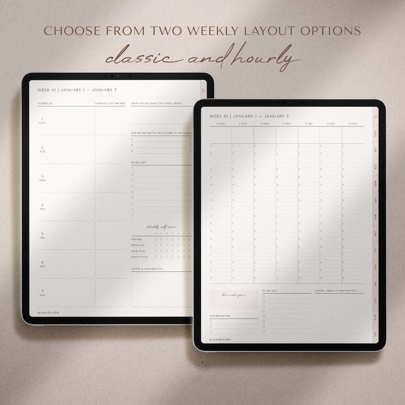 LuxeLife - Empowering 2024-2025 Digital Planner (90% OFF)