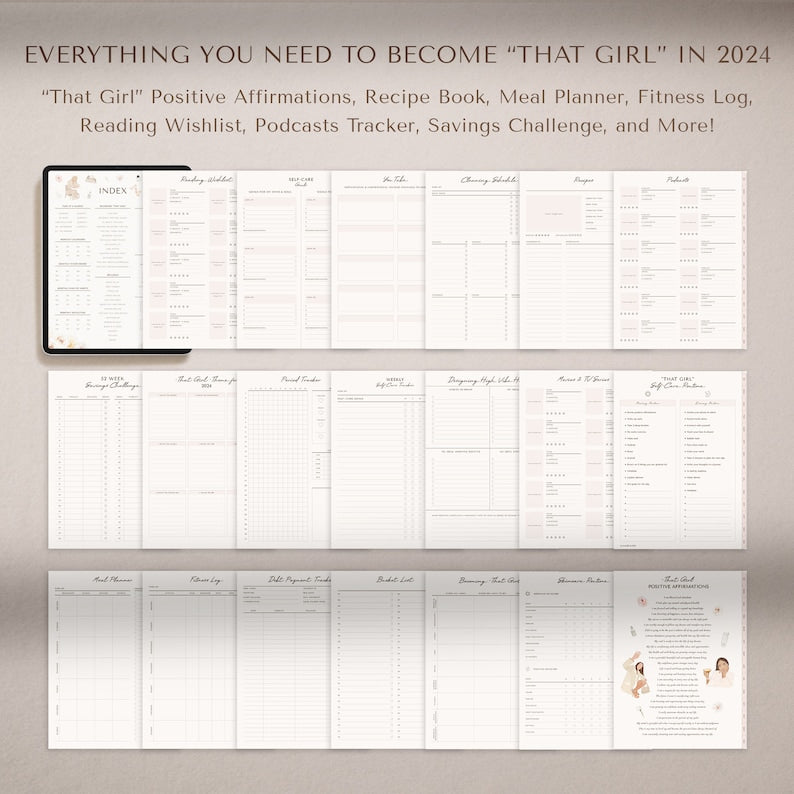 LuxeLife - Empowering 2024-2025 Digital Planner (90% OFF)